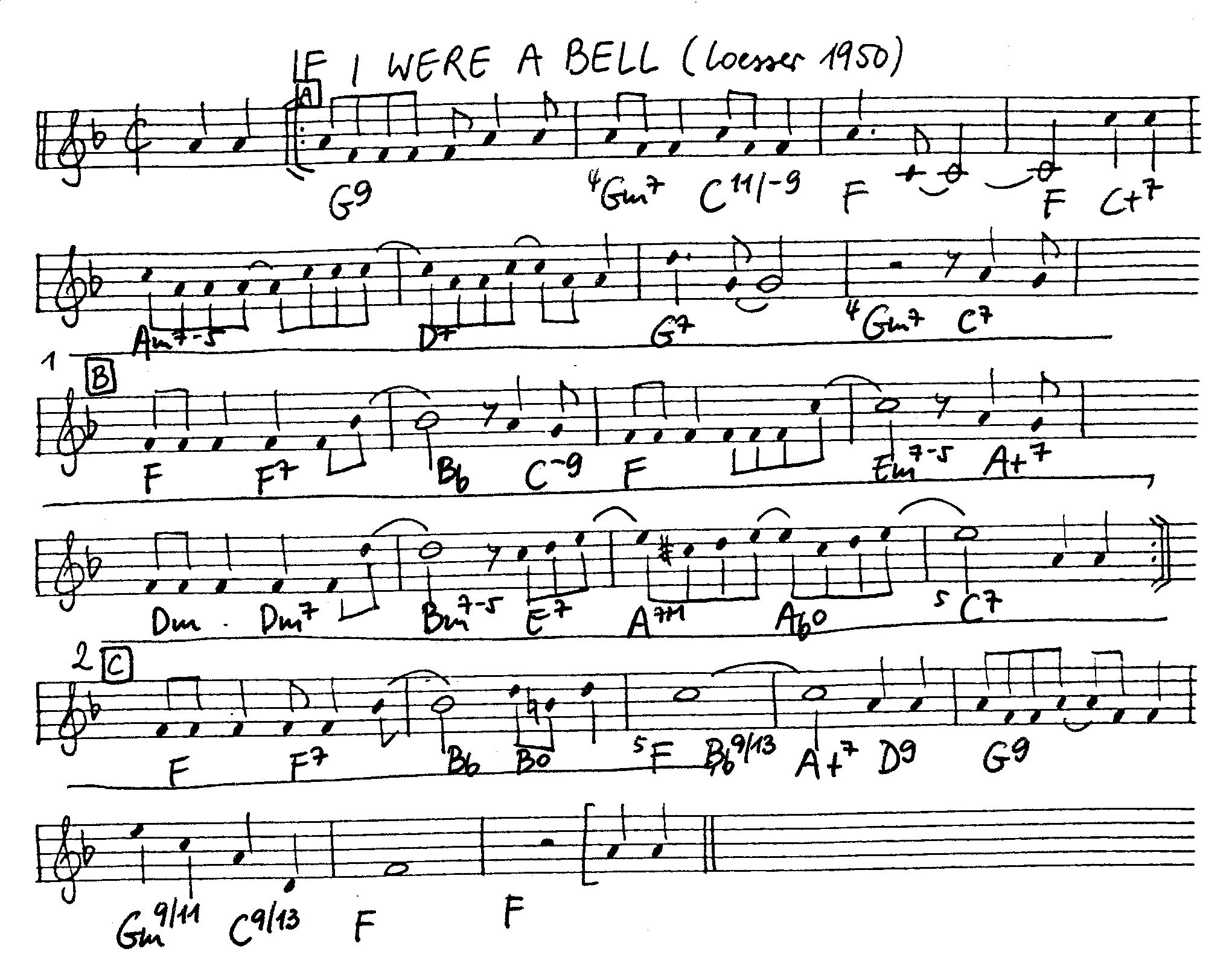 if i were a bell leadsheet – book us for your next 20s or gatsby event